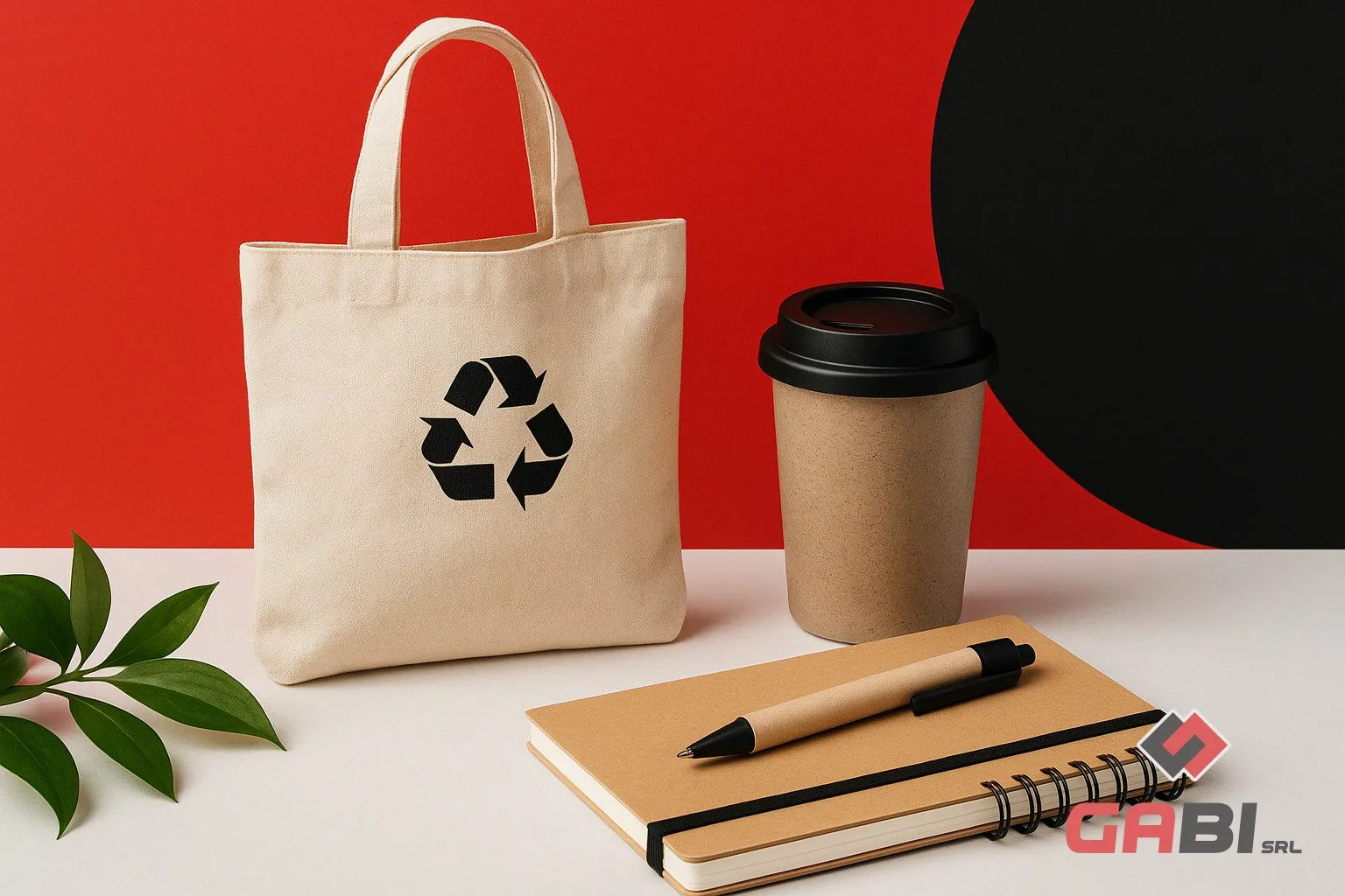Gadget ecosostenibili personalizzati: idee utili per aziende che vogliono lasciare il segno — immagine generata
