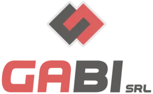 Logo di GABI SRL con simboli rossi e grigi