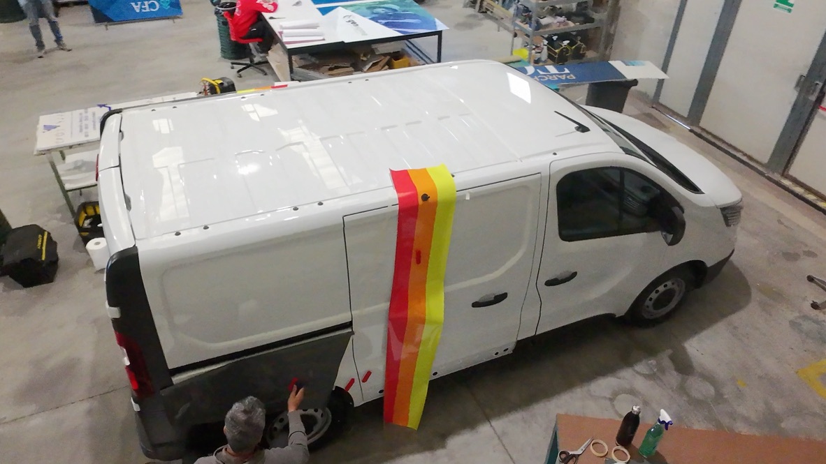 Wrapping totale auto pellicola opaca
